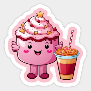 kawaii Ice cream  T-Shirt cute Candy food gilrl Sticker